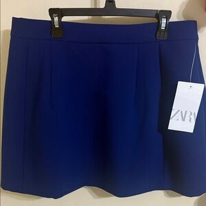 Zara Women's Deep Blue Pencil Skirt